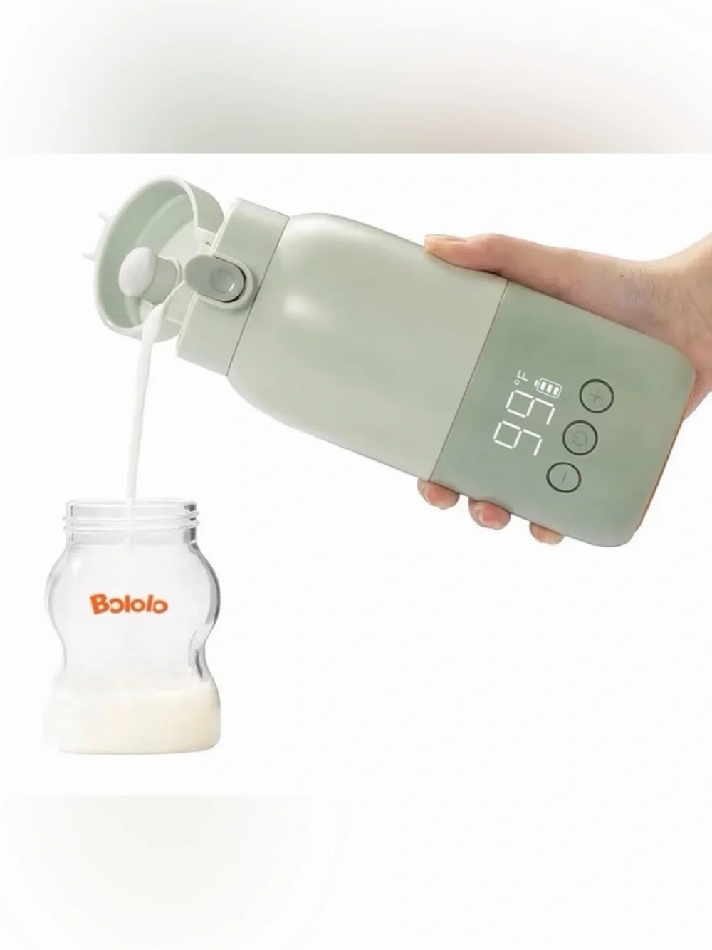 NWT - BOLOLO Portable Bottle Warmer for Travel, SAGE